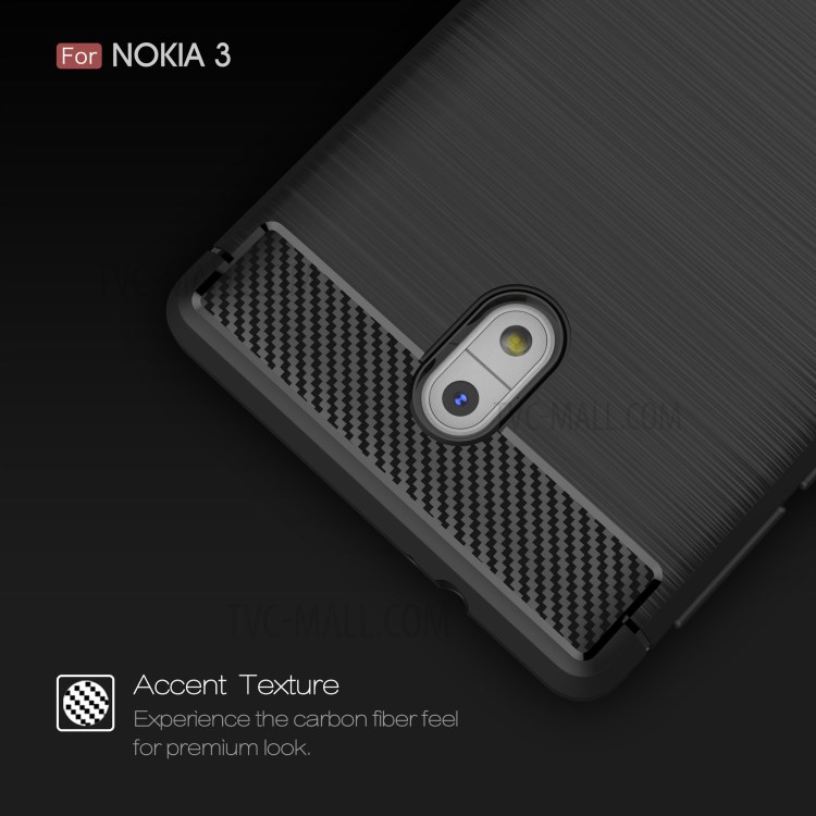 Case Nokia 3 / Pre-order * เคส TPU คาร์บอนไฟเบอร์ *