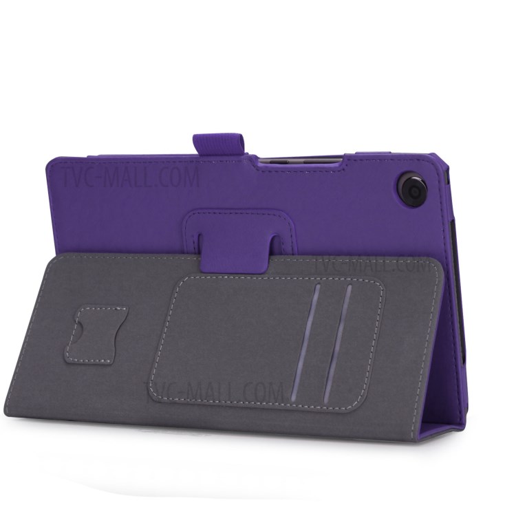 Case Huawei MediaPad M5 / Pre-Order * เคสหนัง PU Built-in สายคล้องมือยืดหยุ่นเพื่อให้ง่ายต่อการอ่านด้วยมือเดียว *