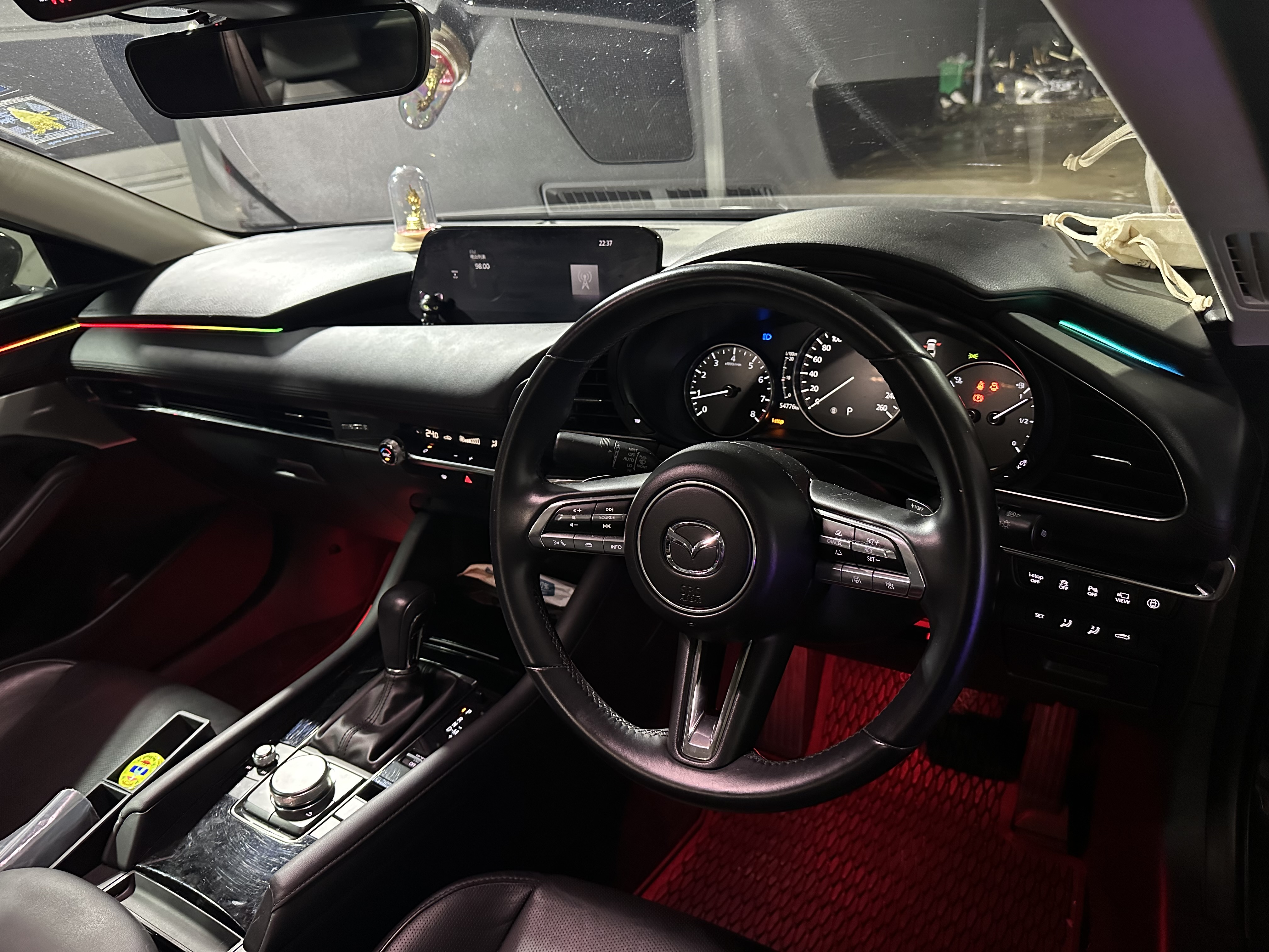 ไฟ Ambient light ภายใน Mazda 3