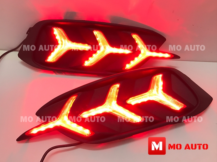 ไฟเบรคกันชนท้าย Lamborghini Style Civic FC 2016-2021