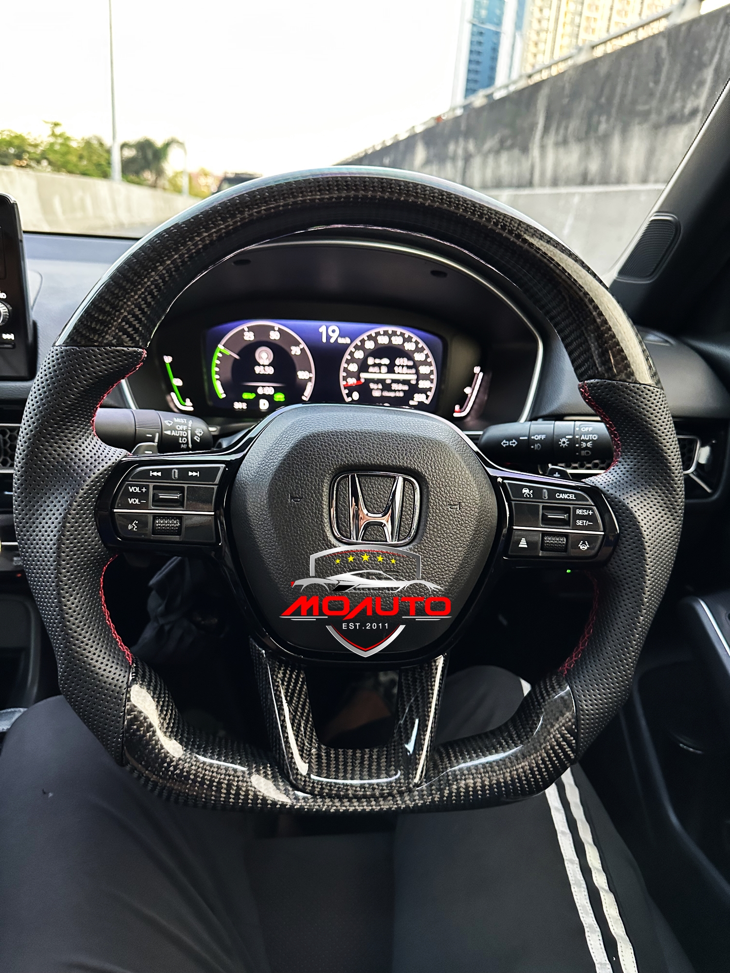 พวงมาลัยคาร์บอนแท้ CIVIC FE 2021-2022