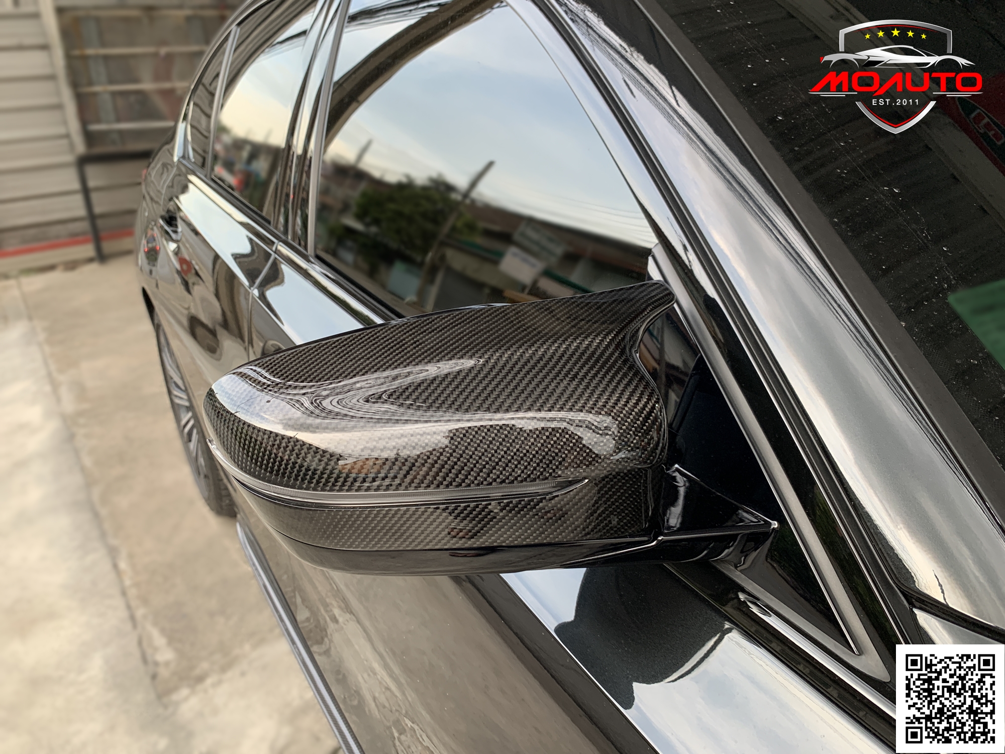 ฝากระจกมองข้างคาร์บอนแท้ ทรง M5 BMW G20