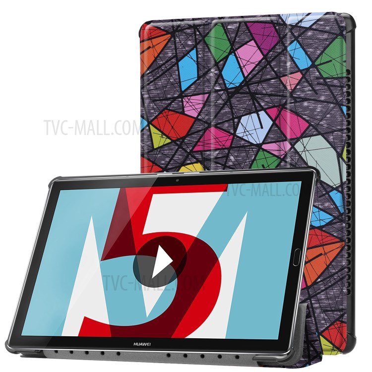Case Huawei MediaPad M5 Pro / Pre-Order * เคสพิมพ์ลาย 3 -พับหนังยืน *