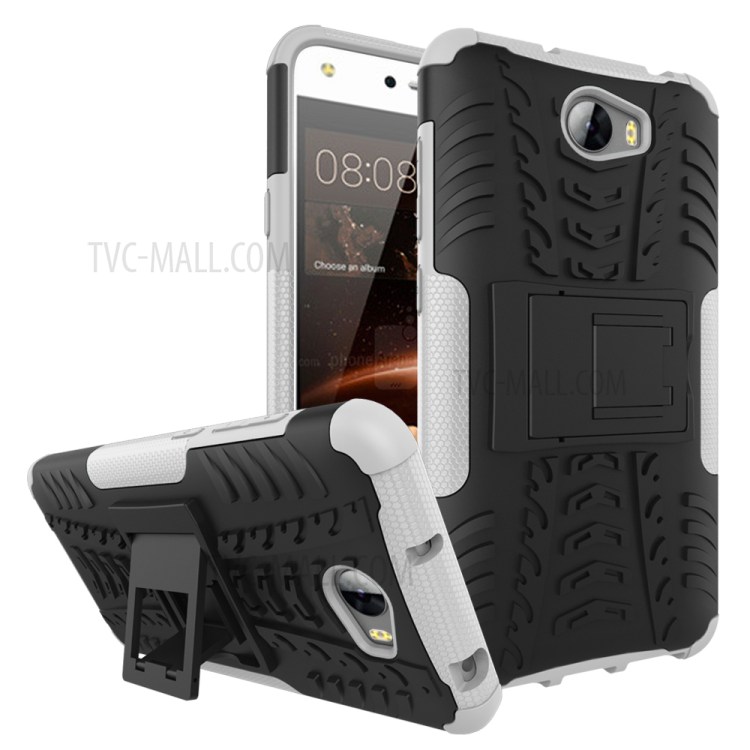 Case Huawei Y5ii / Pre-order * เคสยาง PC + TPU 2-in-1 = ป้องกันสองชั้น *