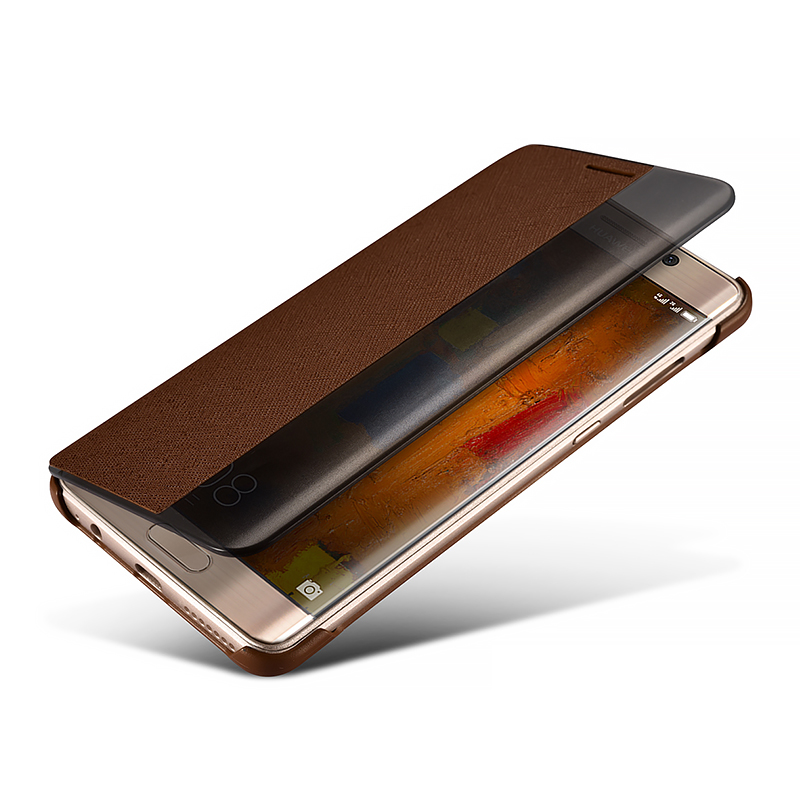 Case Huawei Mate 9 Pro / Pre-order * XOOMZ สมาร์ท หนังPU กากบาท handcrafted และสไตล์วินเทจ *