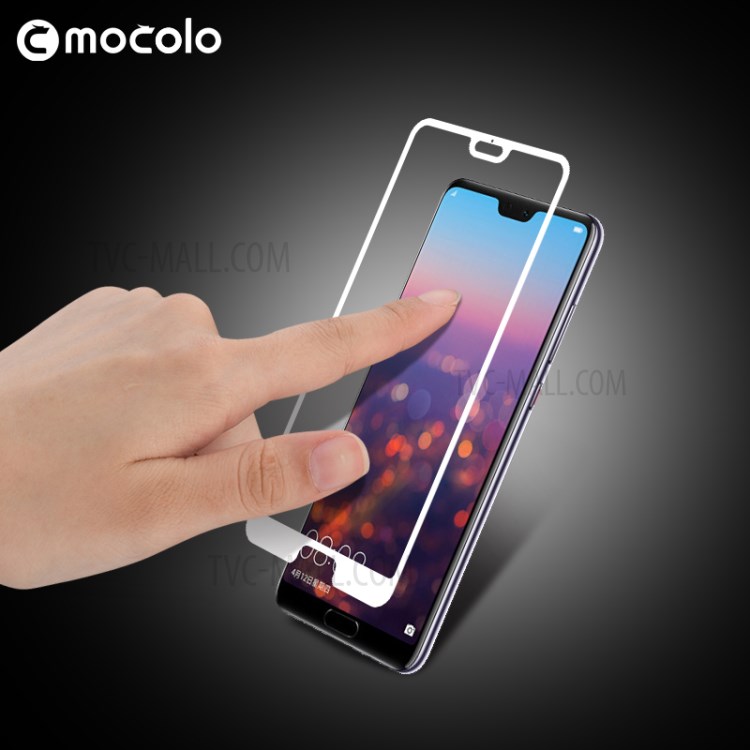 กระจกนิรภัย Huawei P20 Pro / Pre-order * MOCOLO ผ้าไหมพิมพ์หน้าจอ ความแข็ง 9H ขอบโค้ง 2.5D เรียบ *