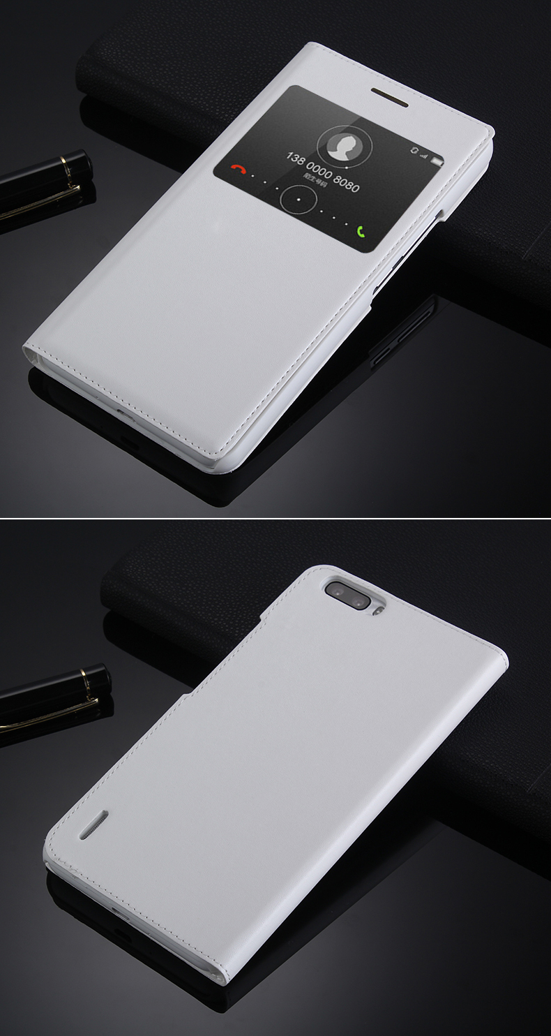Case Huawei Honor 6 Plus / Pre-order * เคสหนัง 1ช่องหน้าต่าง *