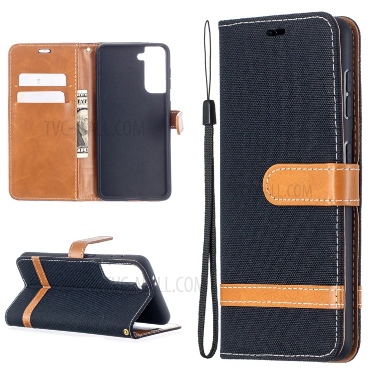 Case Samsung Galaxy S21 5G / Pre-Order * เคสดีไซน์สีตัดกันสกินนี่ผ้ายีนส์อันเป็นเอกลักษณ์หรูหรามีสไตล์ *