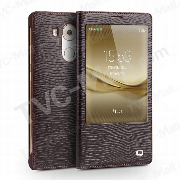 Case Huawei Mate 8 / Pre-order * QIALINO หนังวัวแท้ ปลุกอัตโนมัติขึ้น / ฟังก์ชั่นการนอนหลับ *