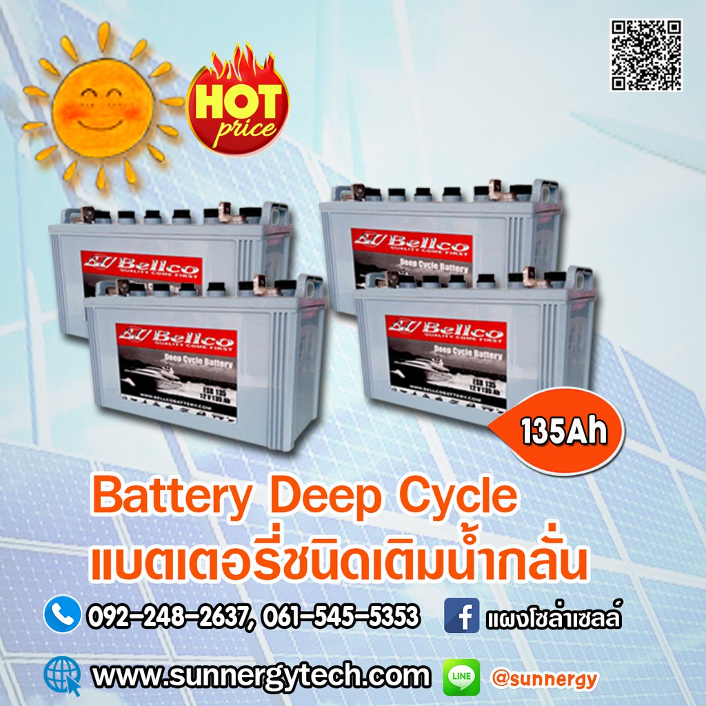 ชุดโซล่าเซลล์เฝ้าสวนเย็น ๆ