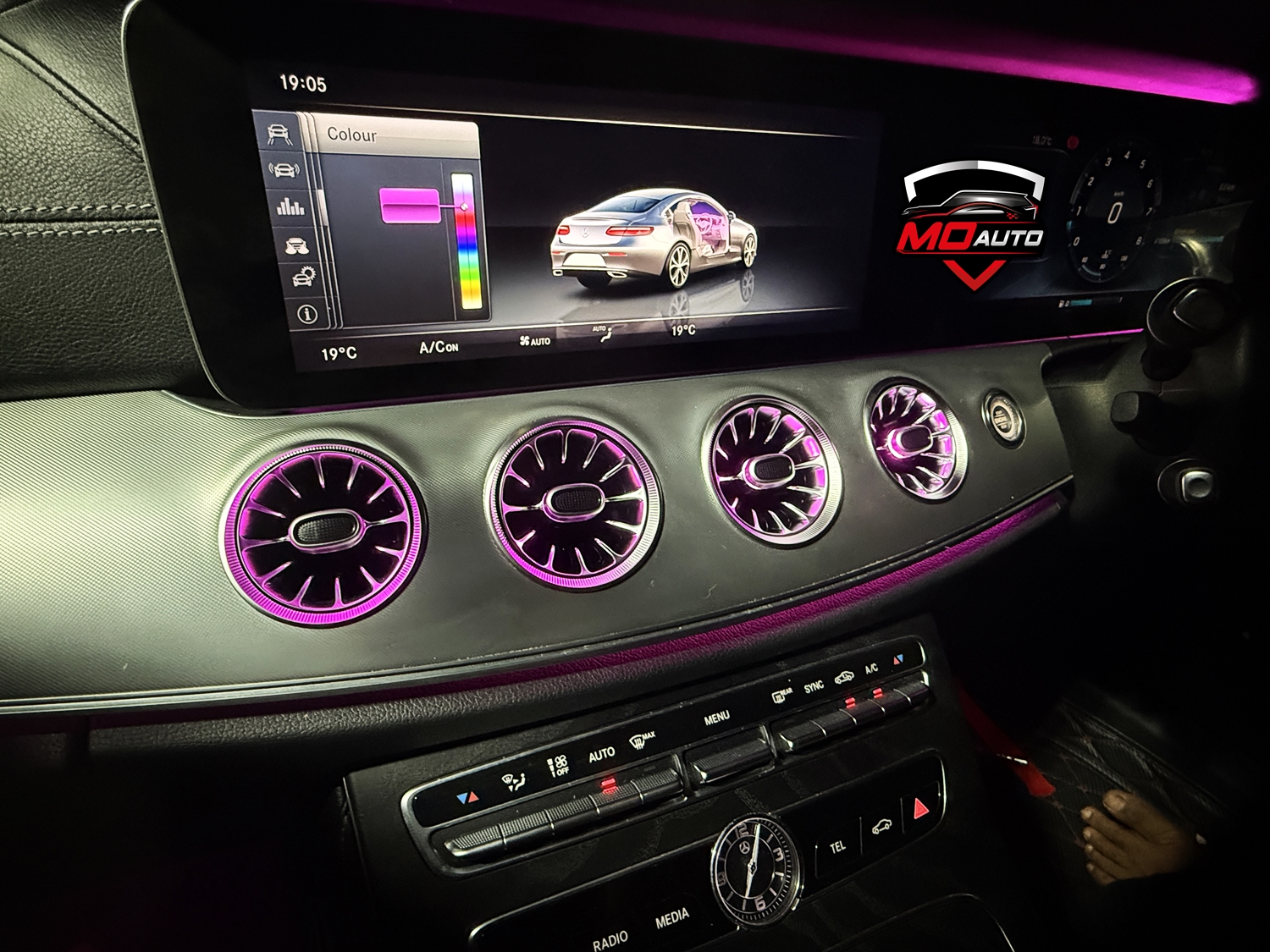 ไฟช่องแอร์ E-Coupe W238 AMBIENT LIGHT AIR VENT