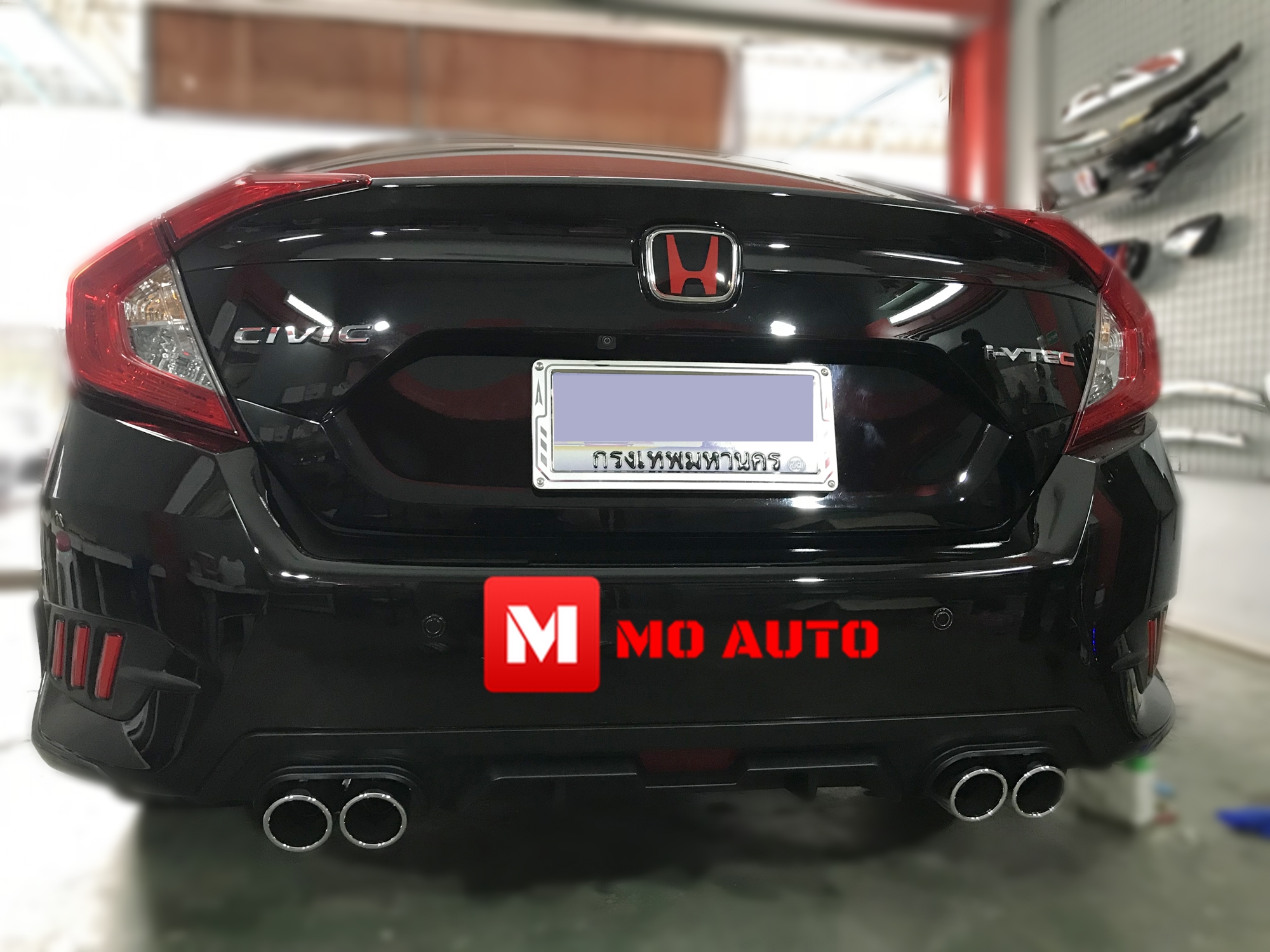 Diffuser ทรง Sport พร้อมปลายท่อหลอก CIVIC FC 2016-2021