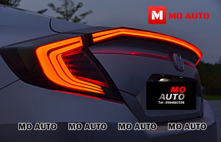 ไฟท้าย M-Concept V2 พร้อมไฟฝากระโปรงท้าย CIVIC FC / FC MC 2019