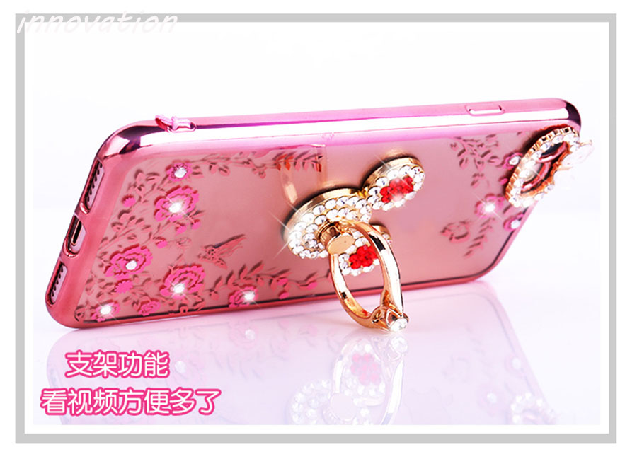 Case Huawei P10 Plus / Pre-order * เคสหรูหราเทคนิคการชุบทอง TPU ซิลิโคนอ่อนนุ่ม + แหวน *