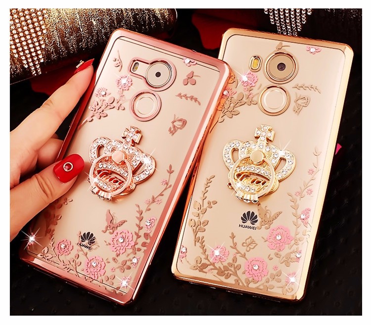Case Huawei Y6ii / Pre-order * เคสหรูหราเทคนิคการชุบทอง TPU ซิลิโคนอ่อนนุ่ม + แหวน *
