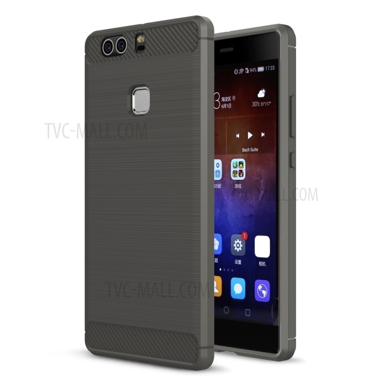 Case Huawei P9 Plus / Pre-order * คาร์บอนไฟเบอร์ Brushed TPU *
