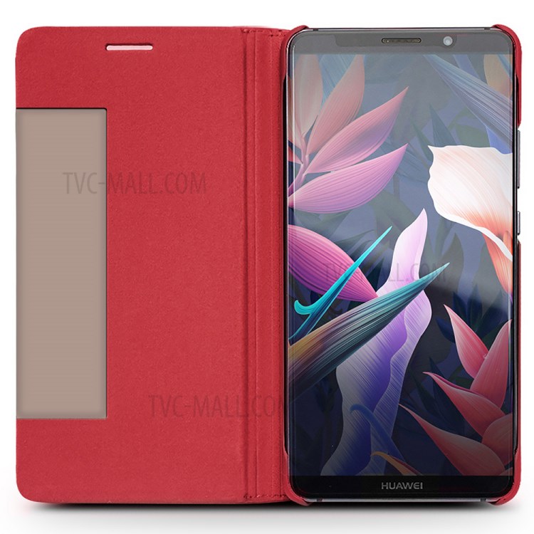 Case Huawei Mate 10 Pro / Pre-order * QIALINO สไตล์คลาสสิกดูหน้าต่าง หนัง cowhide แท้คุณภาพสูง *