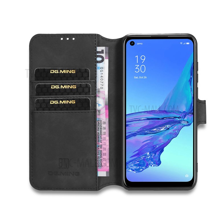 Case OPPO A53 (2020) # Pre-Order * KHAZNEH เคสโทรศัพท์หนังย้อนยุค สไตล์กระเป๋าสตางค์: ช่องใส่การ์ด 2 ช่อง + กระเป๋าเงินสด 1 ช่อง *