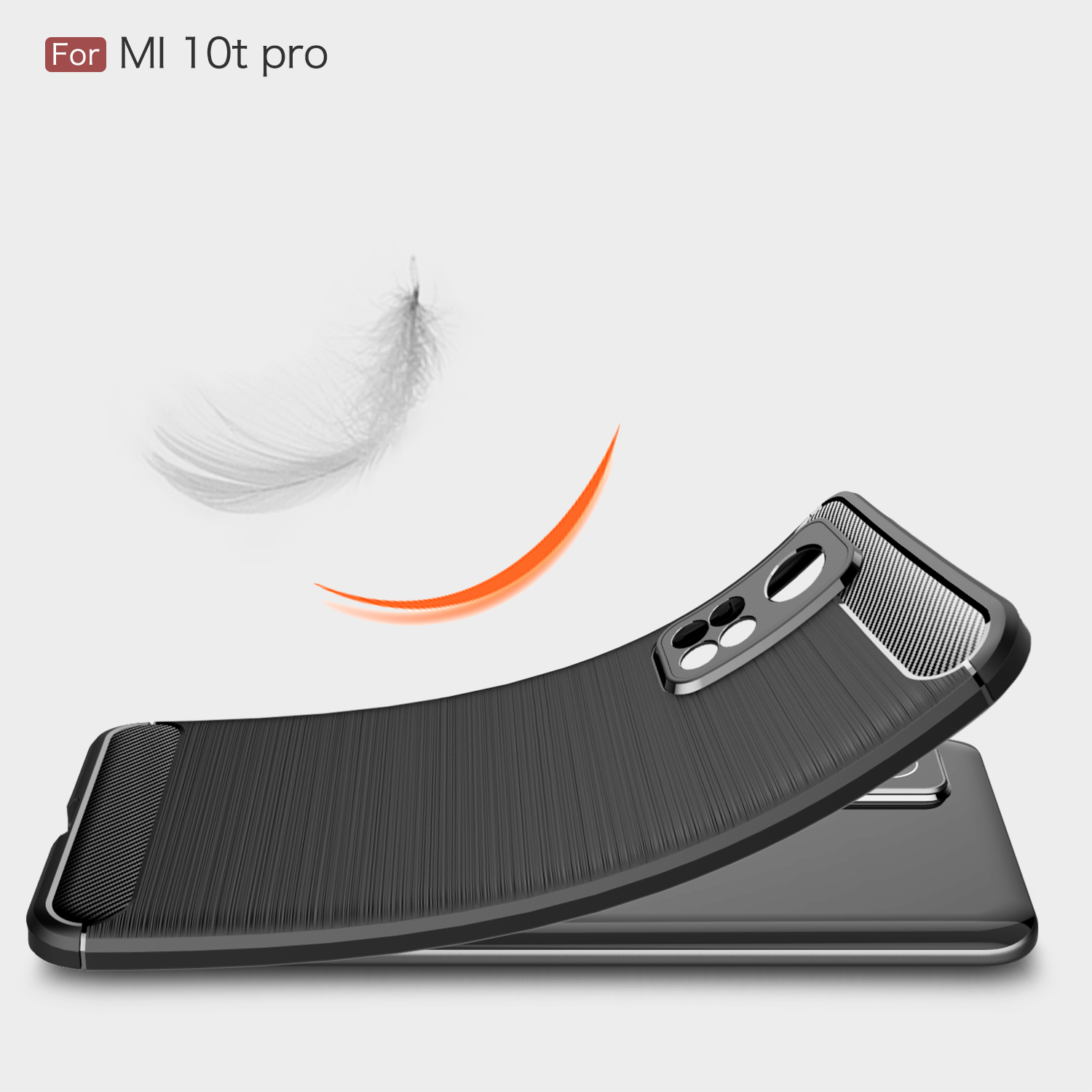 Case Xiaomi Mi 10T Pro 5G / Pre-order * เคสหลัง TPU คาร์บอนไฟเบอร์ *