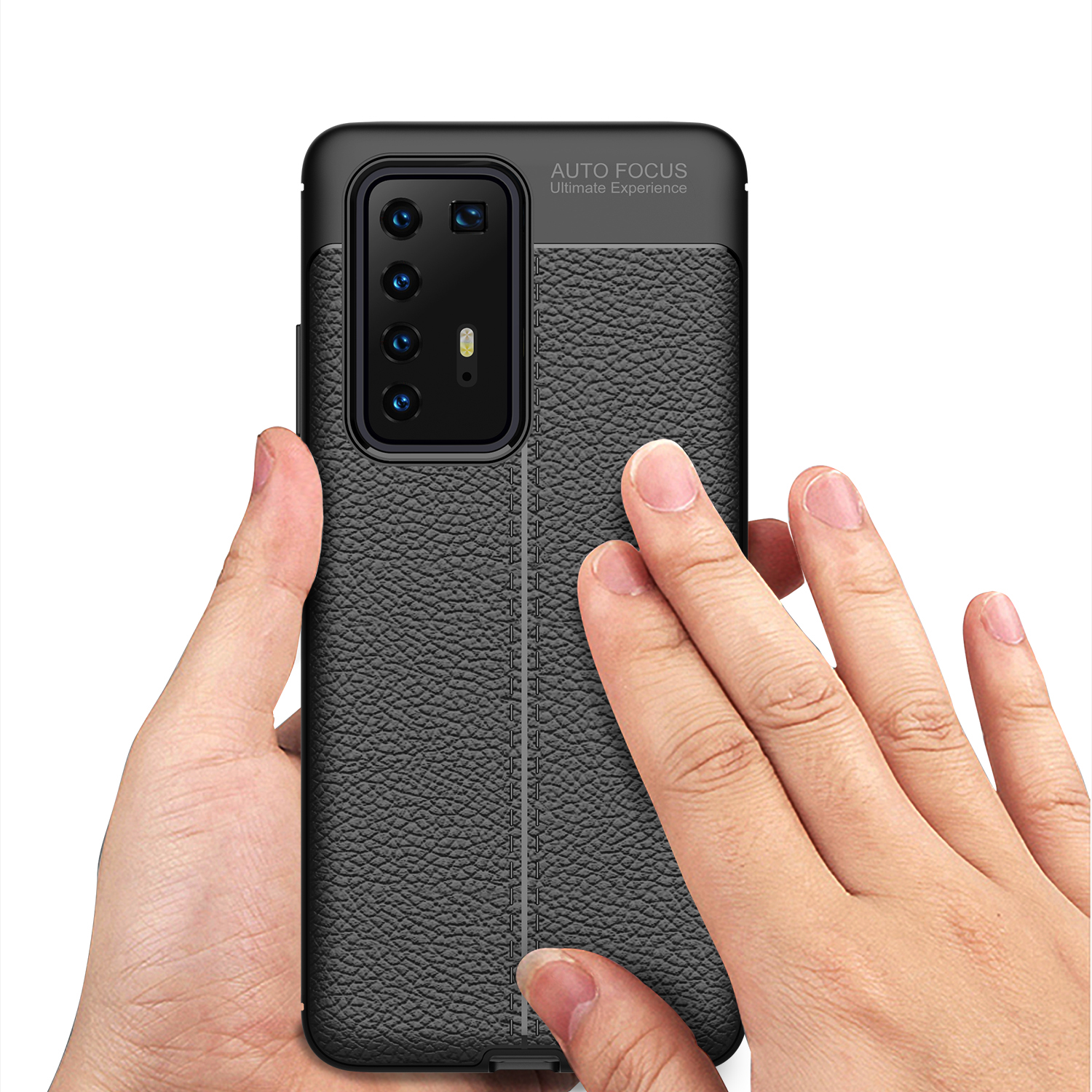 Case Huawei P40 Pro / Pre-order * พื้นผิวลิ้นจี่เนื้อสัมผัสที่สะดวกสบาย Soft TPU สามารถบิดได้อย่างอิสระโดยไม่แตกร้าว *