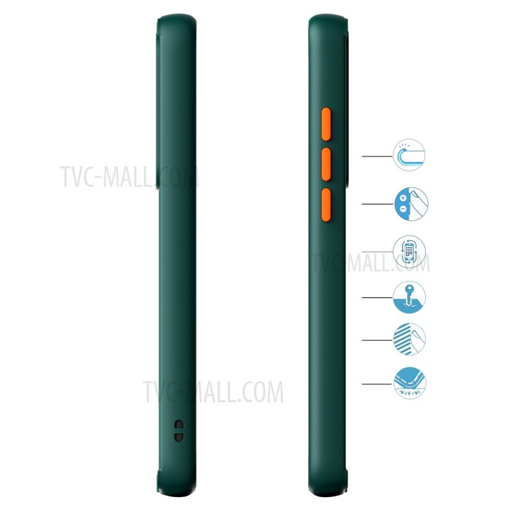 Case Huawei P40 Pro / Pre-order * เคส Soft TPU ขอบ 2 สี + Matte PC Back ไฮบริด *