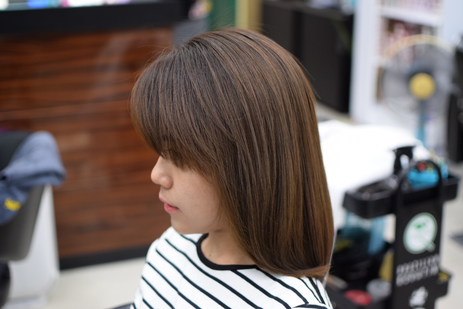 ทำสีผมบลอนด์เบจ