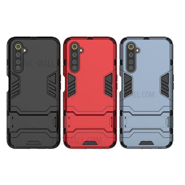Case Realme 6 Pro / Pre-Order * เคส PC + TPU Hybrid ไฮบริดพร้อมขาตั้ง *