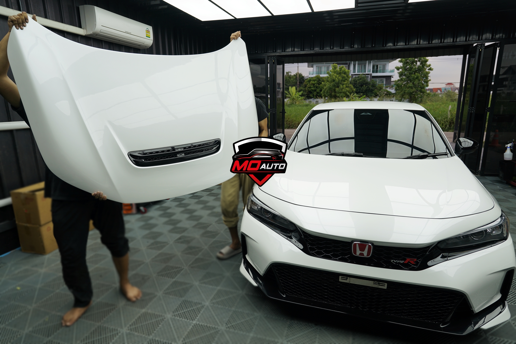 ฝากระโปรงหน้า TYPE-R FL5 สำหรับ CIVIC FE