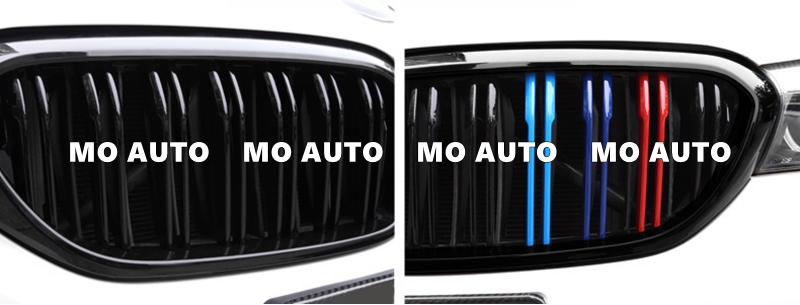 กระจังหน้า ทรง M5 แบบซี่คู่แถบสี /// BMW G30