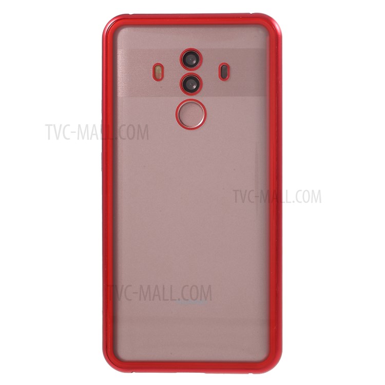 Case Huawei Mate 10 Pro / Pre-order * เคสกรอบโลหะแม่เหล็ก + ปกหลังกระจกนิรภัย ถอดออกได้ *