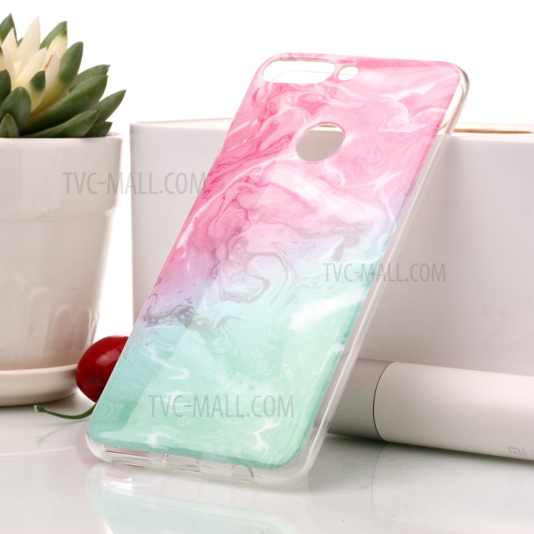 Case Huawei Y7 Pro 2018 / Pre-order * เคสลวดลายหินอ่อน IMD TPU *