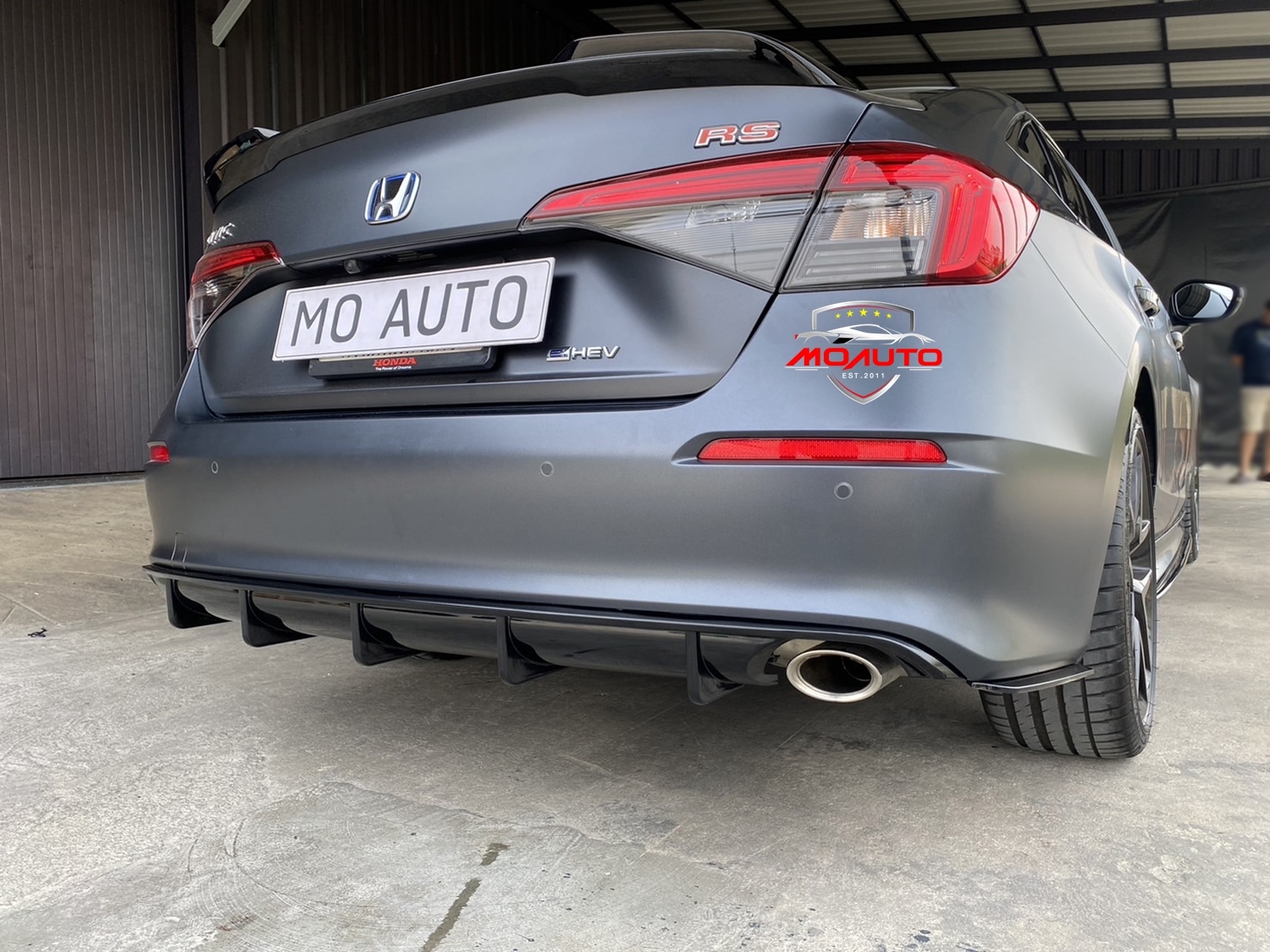 ดิฟหลัง M-SPORT ดำเงา V2 CIVIC FE