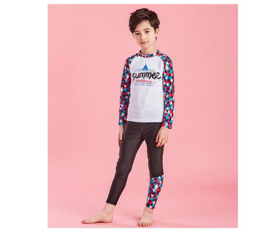 ชุดว่ายน้ำ สกรีน Summer Holidays ไซส์ 3XL