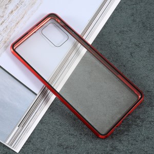 Case Samsung Galaxy A71 / Pre-order * เคสกระจกสองด้าน + การดูดซับแม่เหล็กกรอบโลหะปกที่ไม่ซ้ำกัน *