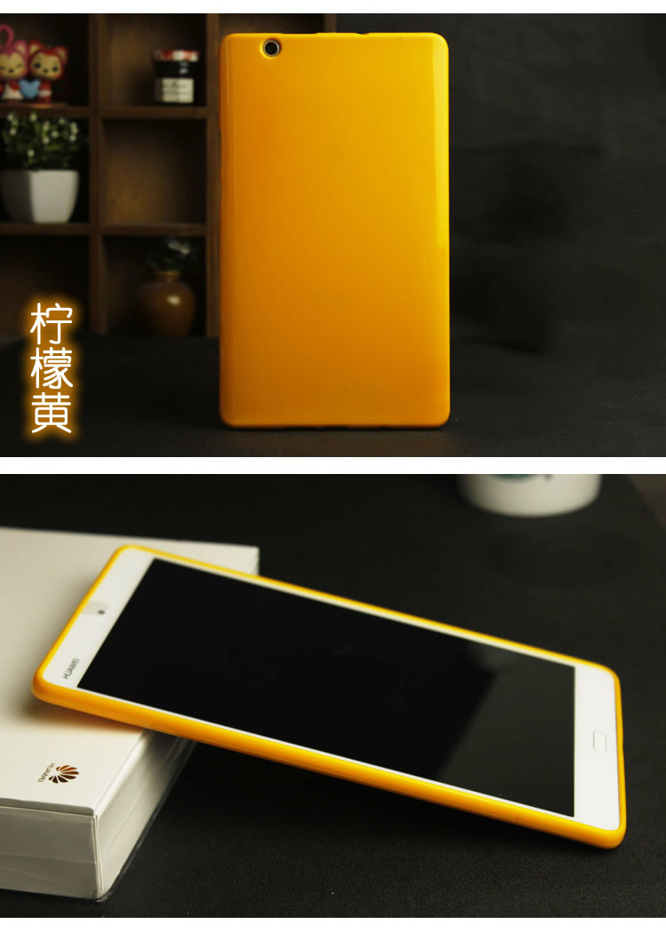 Case Huawei MediaPad M3 / Pre-order * เคส silicon TPU สีสันสดใส พื้นผิวมันวาว *