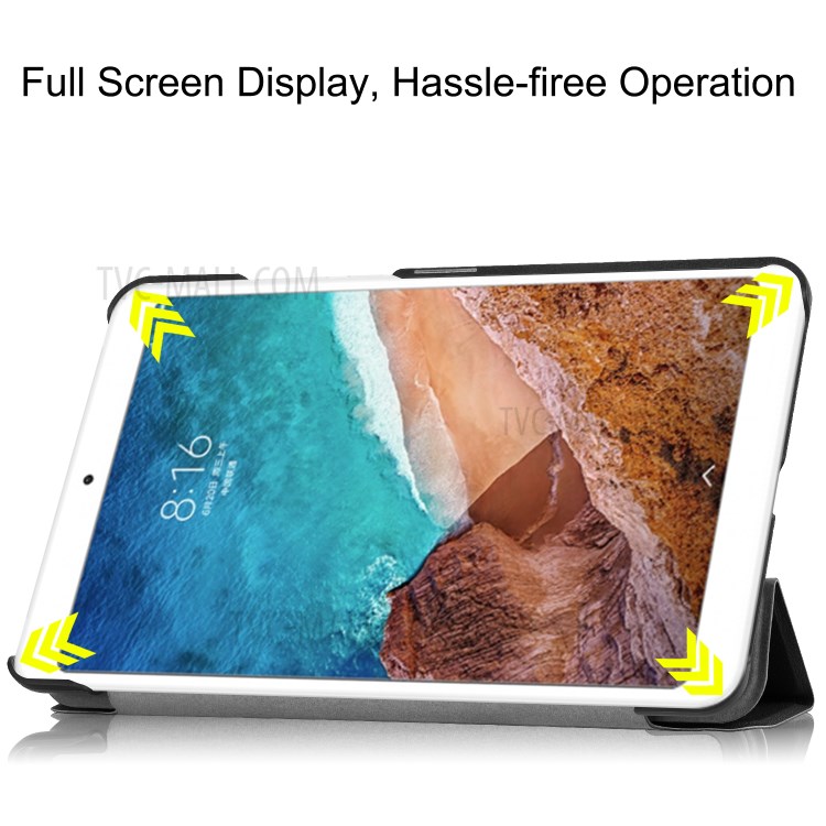 Case Xiaomi Mi Pad 4 / Pre-order * Smart เคสหนังสมาร์ทยืน 3 - พับ หนัง PU ด้านหน้า, หลังพลาสติก *