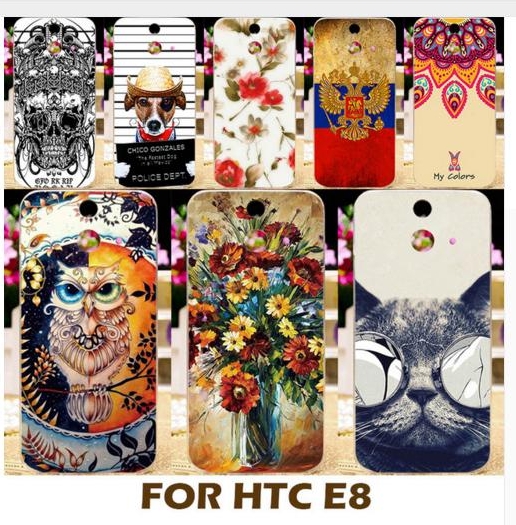 Case HTC One E8 / Pre-order * เคสพลาสติกแข็งพิมพ์ลาย สีสันสดใส *