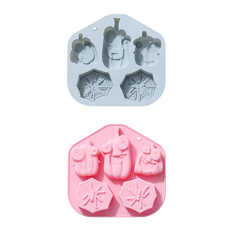 แม่พิมพ์ซิลิโคน ฮาโลวีน 6 ช่อง 55-95g คละแบบ 005218