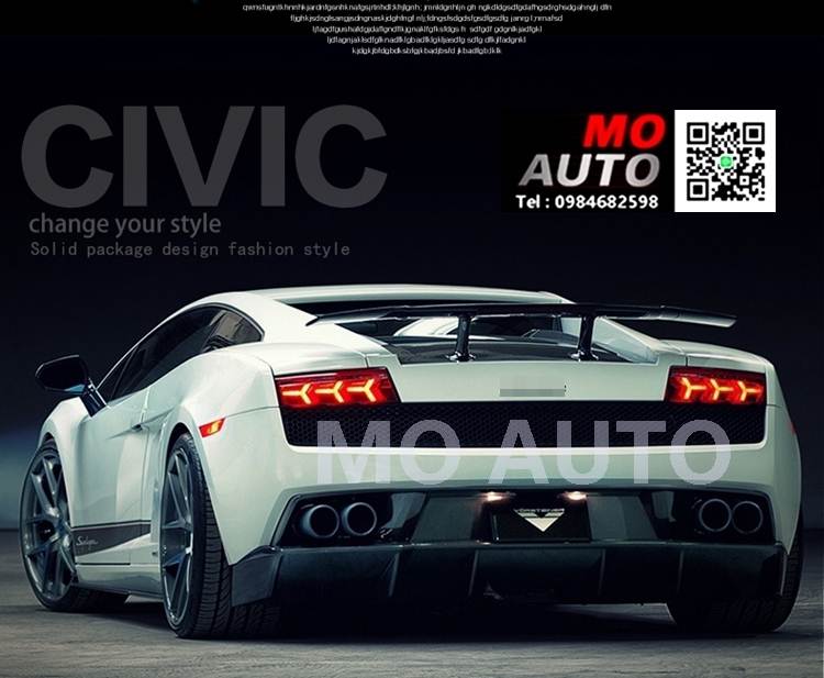ไฟ Daylight CIVIC FC ทรง Lambo Style