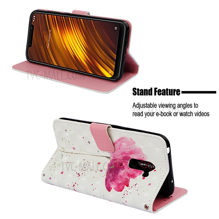 Case Xiaomi Pocophone F1 / พรีออเดอร์ * รูปแบบการพิมพ์ปกหนัง PU การออกแบบกระเป๋าสตางค์เหมาะกับบัตรและเงินสด *