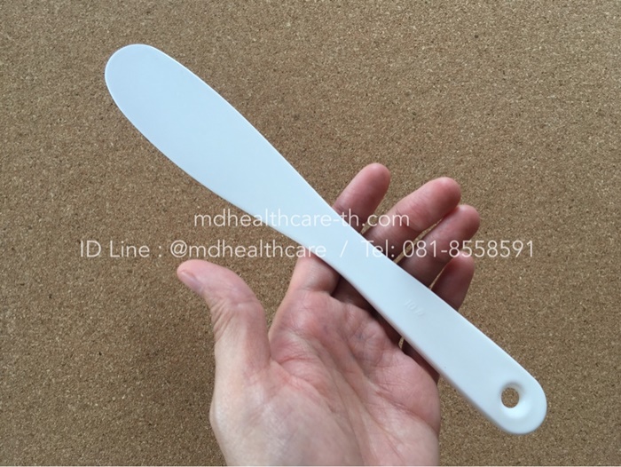 ไม้พายผสมครีม ไม้พายตักครีม ขนาดใหญ่ 21.5 cm. พร้อมส่งสีขาว ชมพู ฟ้า เลือกสีได้