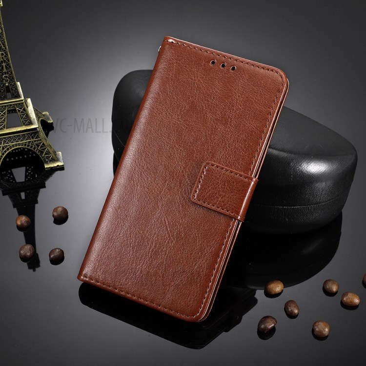 Case Vivo Y11 / Pre-Order * เคสซองหนังกระเป๋าสตางค์ Crazy Horse ช่องเสียบการ์ด Wallet และช่องใส่เงินสด *