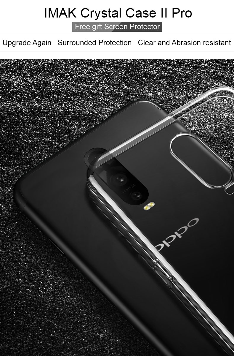 Case OPPO R17 Pro / Pre-Order * IMAK คริสตัล วัสดุพลาสติกเพื่อสิ่งแวดล้อมคุณภาพสูง + ฟิล์มกันรอย *
