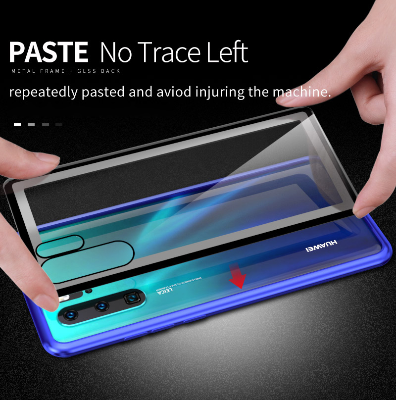 Case Huawei P30 Pro / Pre-Order * กรอบโลหะแม่เหล็ก + กระจก ครอบคลุม 360 องศา *