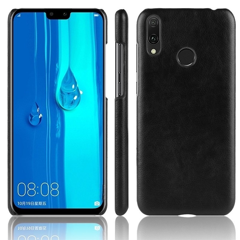 Case Huawei Y9 2019 / Pre-orde * เคสแข็งหรูหราลิ้นจี่หนัง PU ปกคลุม *