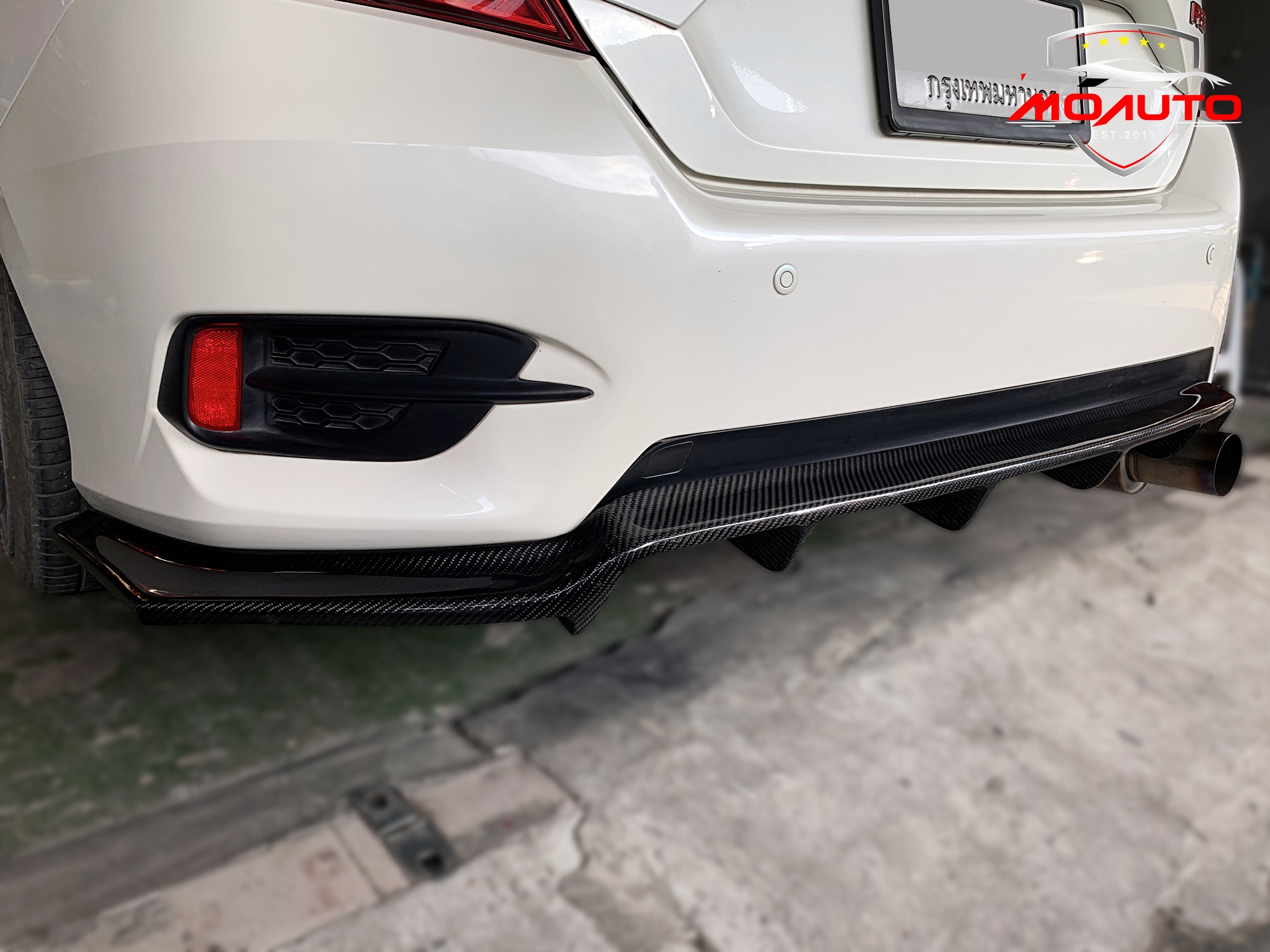 ดิฟฟิวเซอร์หลังคาร์บอนแท้ แบบเต็ม พร้อมปีกข้างFC / FC MC