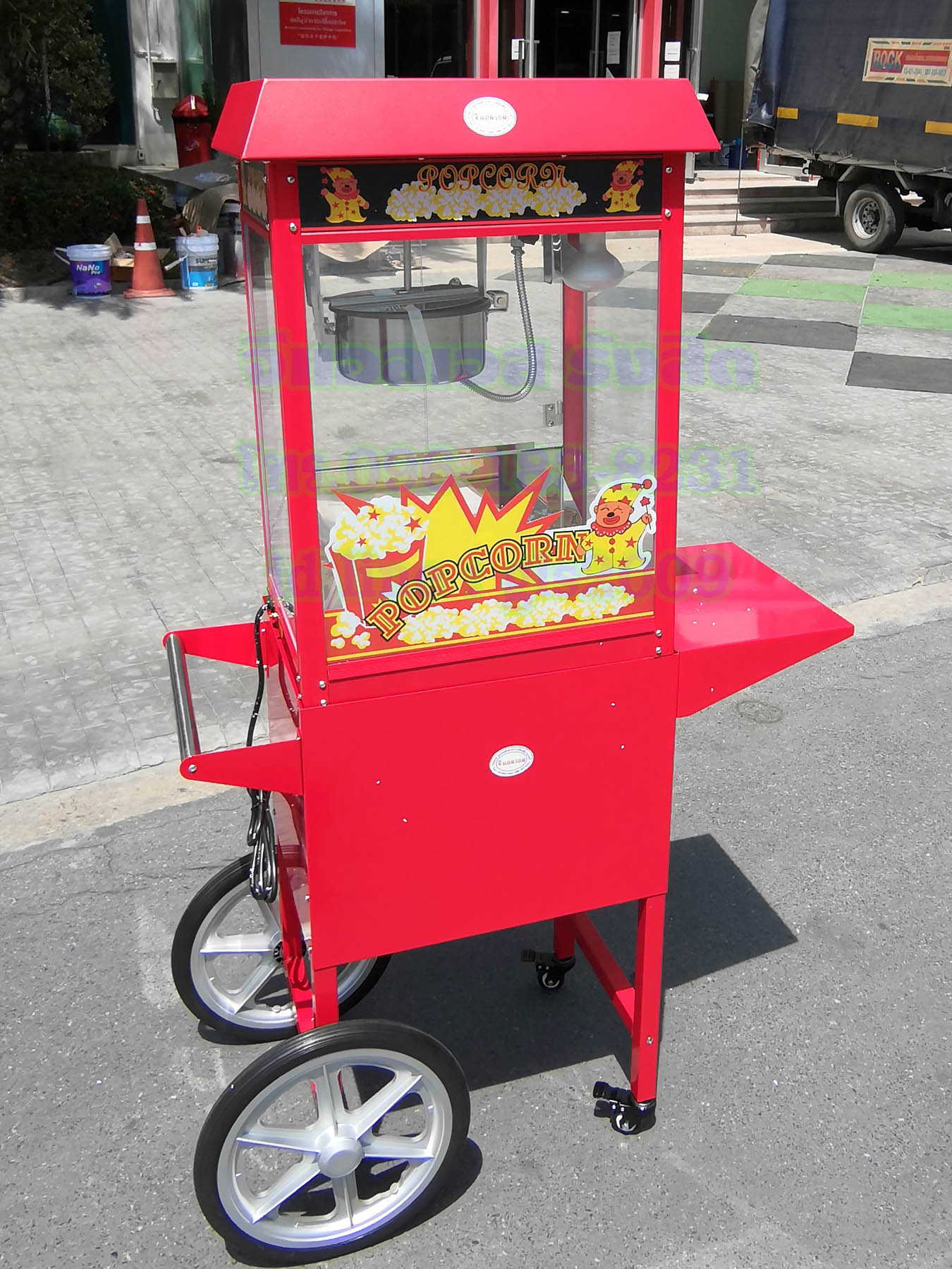 รถตู้ป๊อปคอร์นไฟฟ้าเกรดเอ