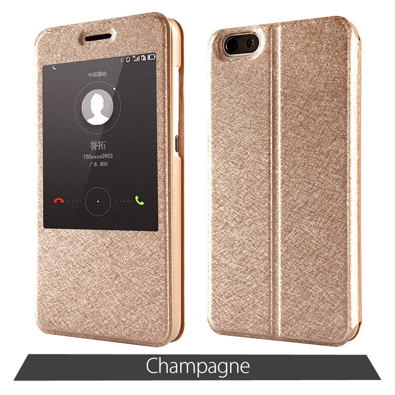 Case Huawei Honor 3X / Pre-order * เคสผิวผ้าไหม 2 ช่อง หน้าต่าง *