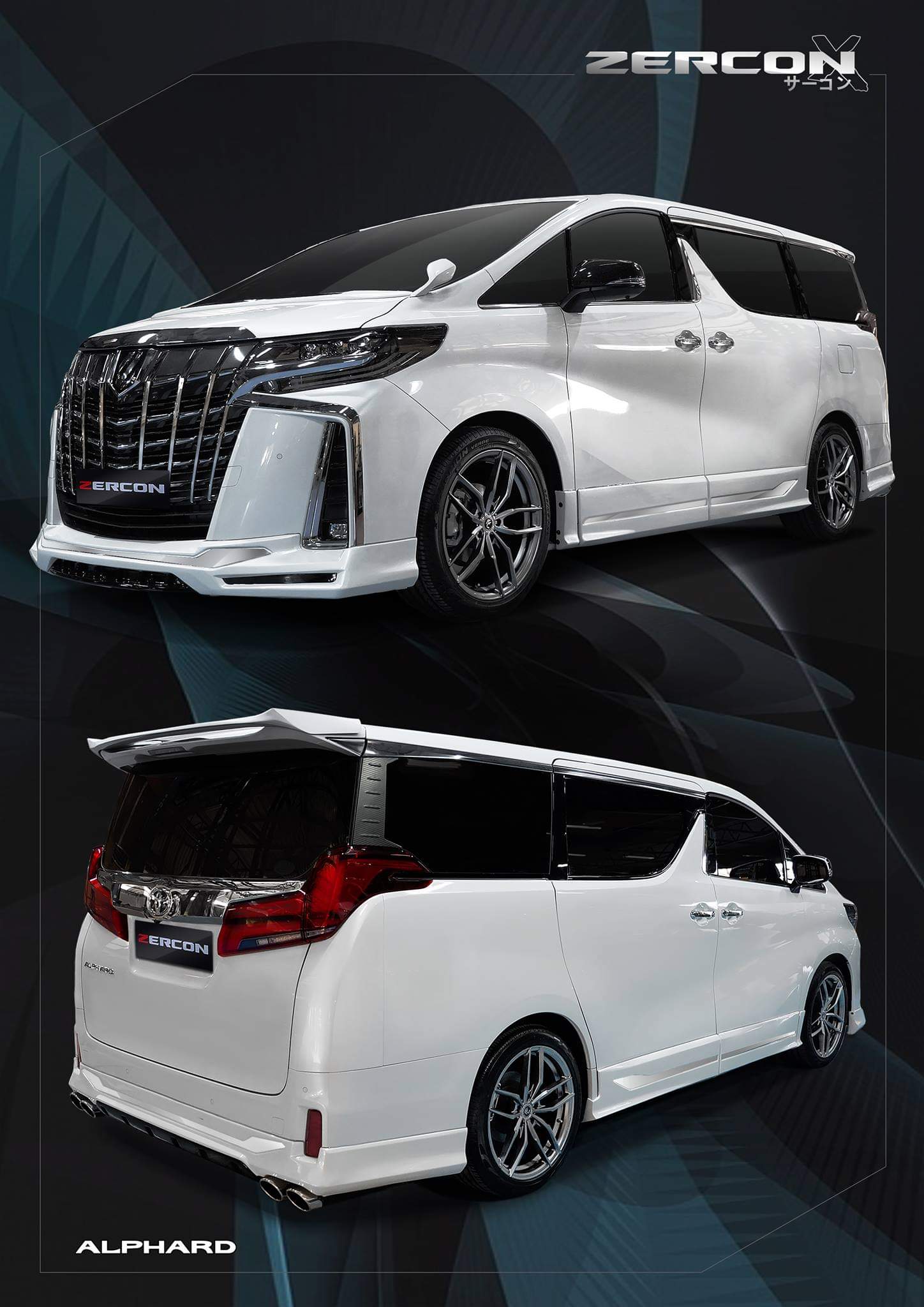 ชุดแต่งรอบคัน ZERCON-X ALPHARD 30 MC