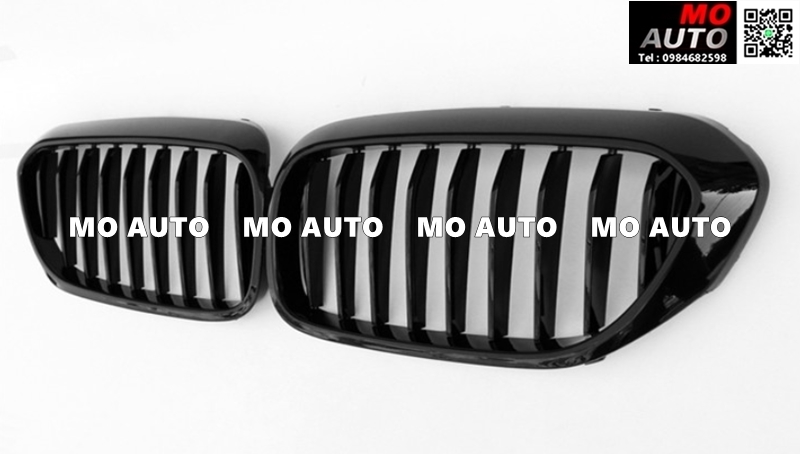 กระจังหน้าซี่เดี่ยว สีดำเงา BMW G30